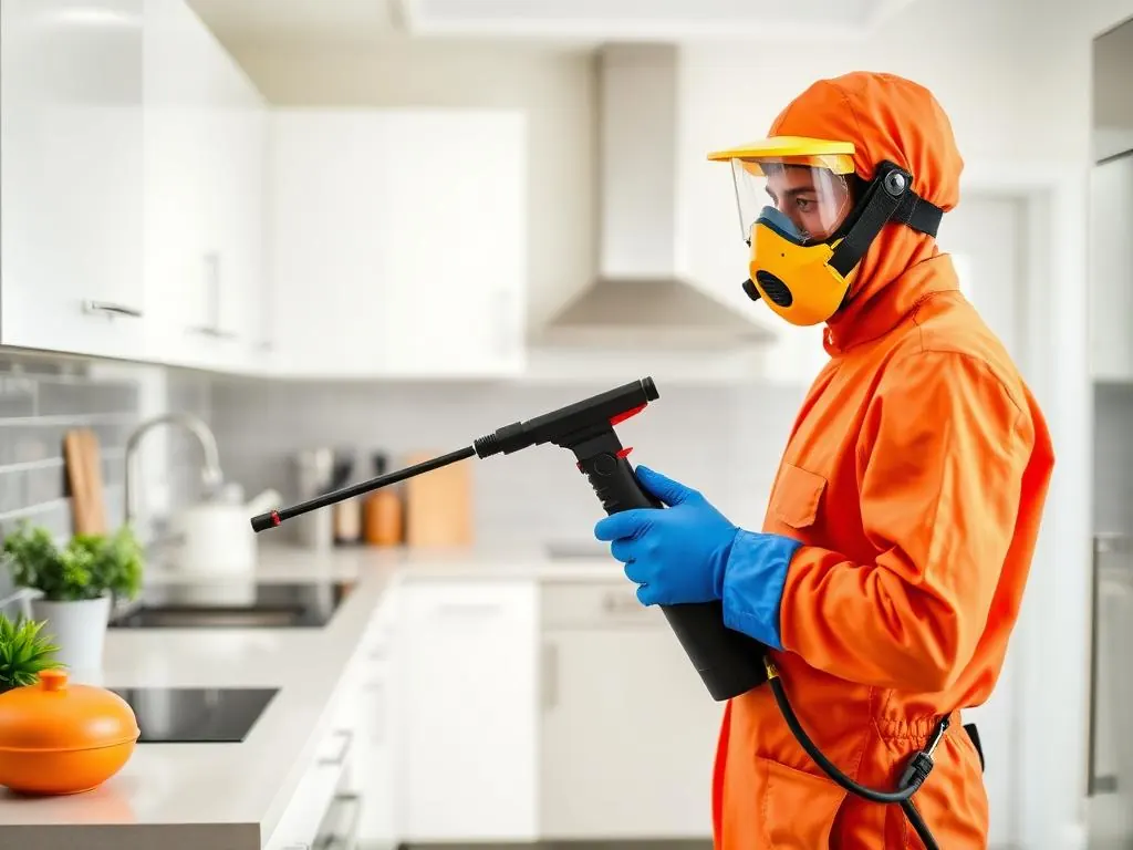 Kitchen pest treatment completed by Service Basket
